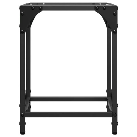 STOLIK KAWOWY Z PRZEZROCZYSTYM SZKLANYM BLATEM 30X30X40CM