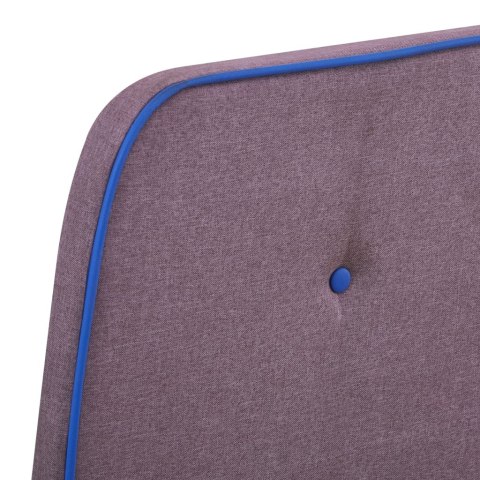 RAMA ŁÓŻKA KOLOR TAUPE TAPICEROWANA TKANINĄ 90X 200CM