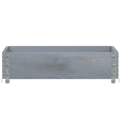 NADSTAWKA PALETOWA SZARA 80X60CM LITE DREWNO SOSNOWE