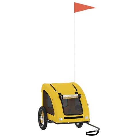 PRZYCZEPKA ROWEROWA DLA ZWIERZĄT TKANINA OXFORD I ŻELAZO