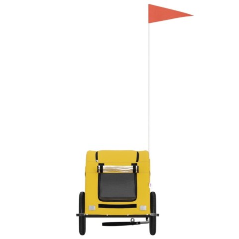 PRZYCZEPKA ROWEROWA DLA ZWIERZĄT TKANINA OXFORD I ŻELAZO