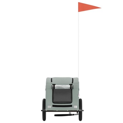 PRZYCZEPKA ROWEROWA DLA ZWIERZĄT TKANINA OXFORD I ŻELAZO