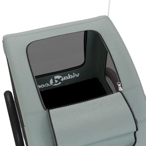 PRZYCZEPKA ROWEROWA DLA ZWIERZĄT TKANINA OXFORD I ŻELAZO