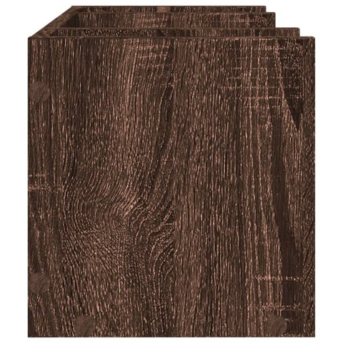 ORGANIZER NA BIURKO BRĄZOWY DĄB 44,5X24X25CM