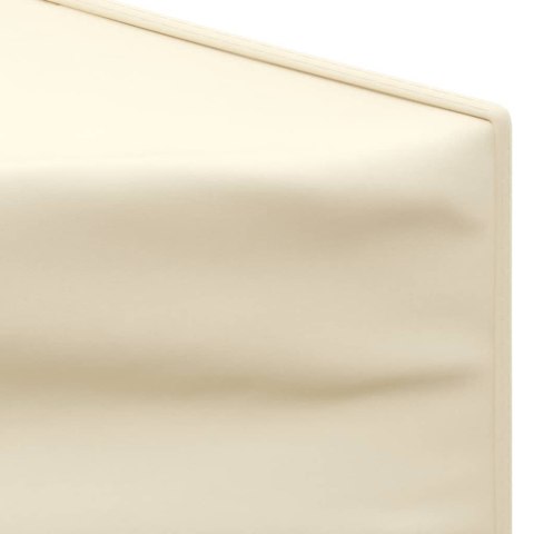 SKŁADANY NAMIOT IMPREZOWY ZE ŚCIANKAMI KREMOWY 2X2M