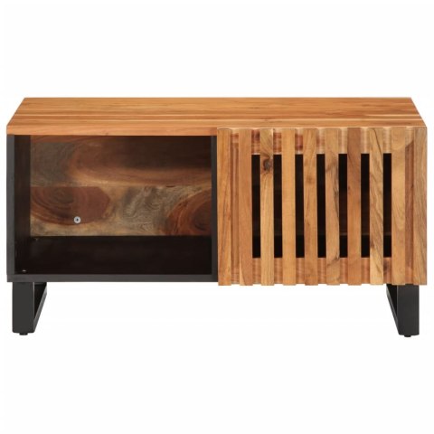 STOLIK KAWOWY 80X51X40CM LITE DREWNO AKACJOWE