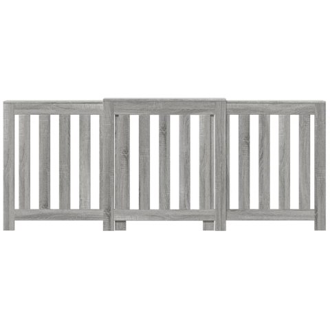 OSŁONA NA GRZEJNIK KALORYFER SZARY DĄB SONOMA 205X21,5X83,5CM