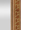 LUSTRO ŁAZIENKOWE 50X70X2,5CM LITE DREWNO MANGO I SZKŁO