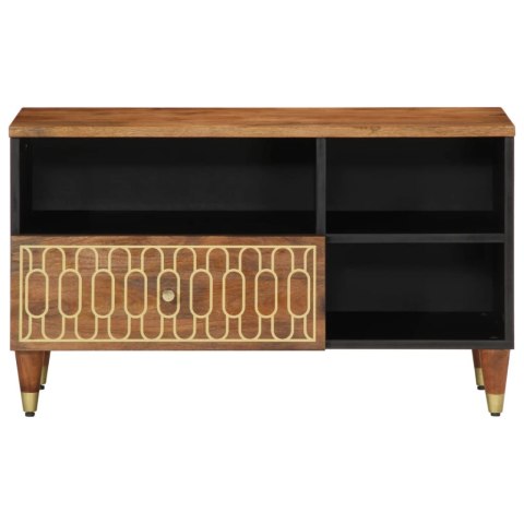 SZAFKA POD TELEWIZOR 80X33X46CM LITE DREWNO MANGO