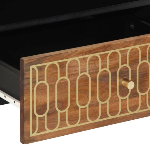 SZAFKA POD TELEWIZOR 80X33X46CM LITE DREWNO MANGO