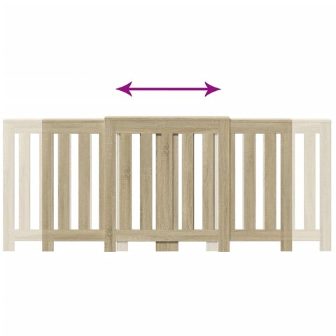 OSŁONA NA GRZEJNIK KALORYFER DĄB SONOMA 205X21,5X83,5CM