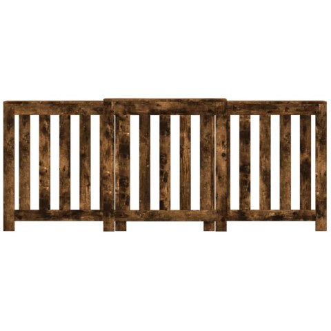 OSŁONA NA GRZEJNIK KALORYFER GRZEJNIKA KALORYFERA PRZYDYMIONY DĄB 205X21,5X83,5CM