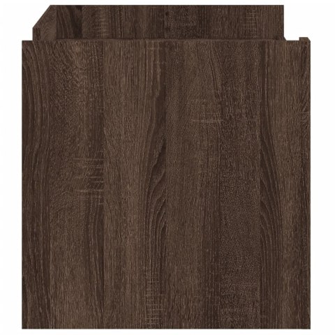 STOLIK KAWOWY BRĄZOWY DĄB 100X50X50CM