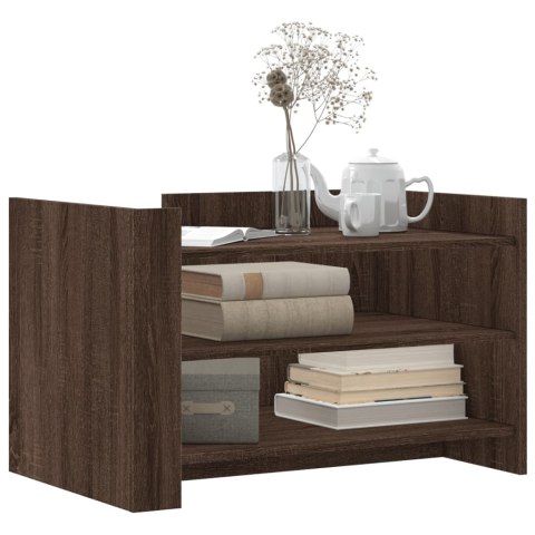 STOLIK KAWOWY BRĄZOWY DĄB 80X50X50CM