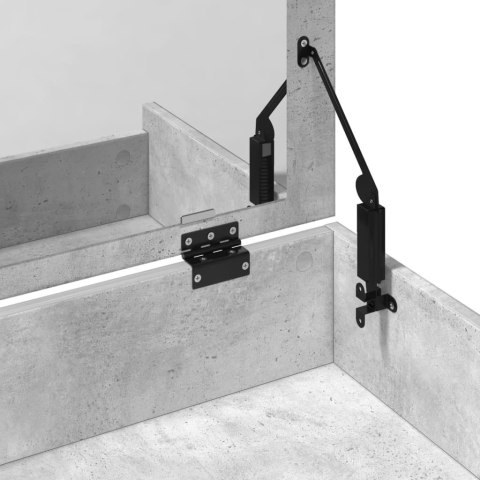 TOALETKA Z STOŁKIEM SZAROŚĆ BETONU 60X40X113,5CM