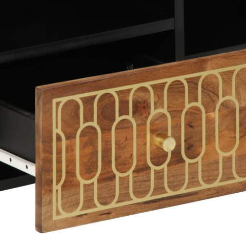 SZAFKA POD TELEWIZOR 100X33X46CM LITE DREWNO MANGO