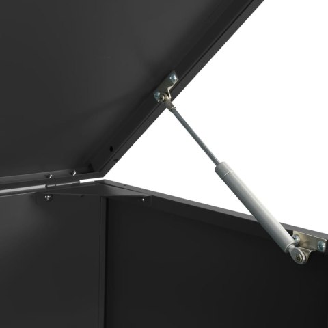 OBUDOWA NA 4 KOSZE NA ŚMIECI CZARNA 276X79X117CM