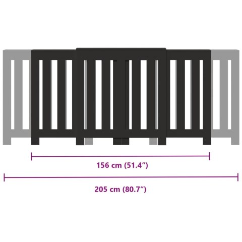 OSŁONA NA GRZEJNIK KALORYFER CZARNA 205X21,5X83,5CM