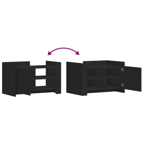 STOLIK KAWOWY CZARNY 80X50X50CM