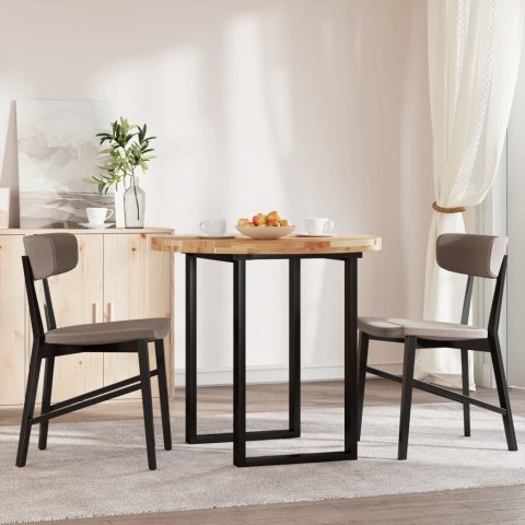 BLAT DO STOLIKA OKRĄGŁY Ø80X4CM LITE DREWNO AKACJOWE