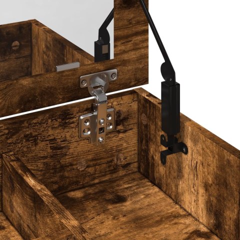 TOALETKA Z LUSTREM PRZYDYMIONY DĄB 73X46,5X120CM