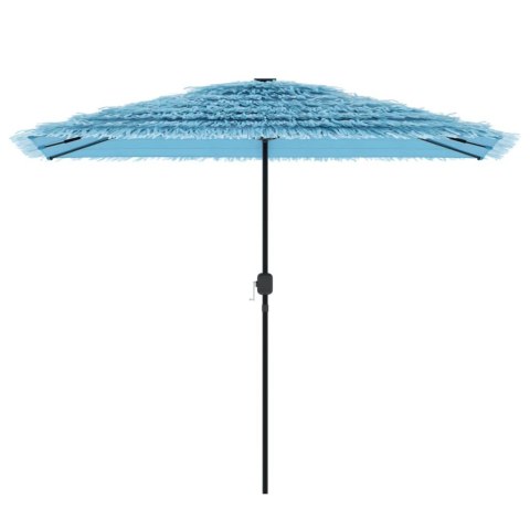 PARASOL OGRODOWY NA STALOWYM SŁUPKU NIEBIESKI 300X200X250CM