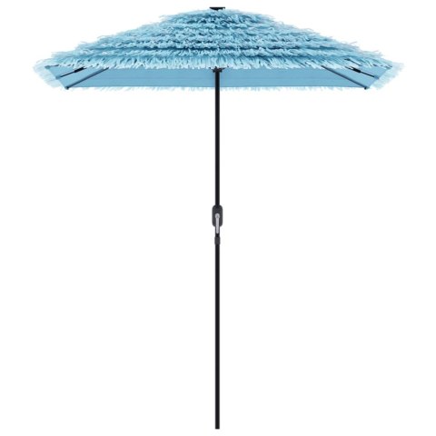 PARASOL OGRODOWY NA STALOWYM SŁUPKU NIEBIESKI 300X200X250CM