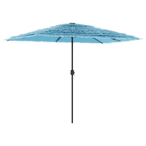 PARASOL OGRODOWY NA STALOWYM SŁUPKU NIEBIESKI 300X200X250CM