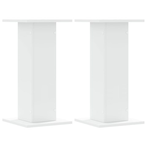 PODSTAWKI POD GŁOŚNIKI 2 SZT. BIAŁE 30X30X60CM