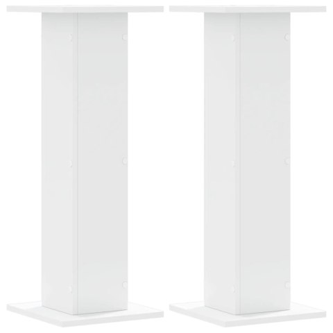 PODSTAWKI POD GŁOŚNIKI 2 SZT. BIAŁE 30X30X80CM