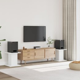 PODSTAWKI POD GŁOŚNIKI 2 SZT. BIAŁE 30X30X40CM