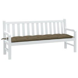 PODUSZKA NA ŁAWKĘ OGRODOWĄ MELANŻ TAUPE 180X50X7CM