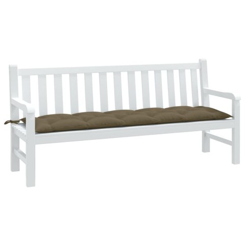 PODUSZKA NA ŁAWKĘ OGRODOWĄ MELANŻ TAUPE 180X50X7CM