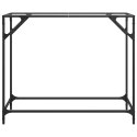 STOLIK KONSOLOWY Z PRZEZROCZYSTYM SZKLANYM BLATEM 98X35X81CM