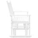 ŁAWKA BUJANA BIAŁA 118X70X104,5CM LITE DREWNO TOPOLOWE