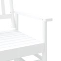 ŁAWKA BUJANA BIAŁA 118X70X104,5CM LITE DREWNO TOPOLOWE