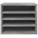 ORGANIZER NA BIURKO SZAROŚĆ BETONU 36X26X29,5CM