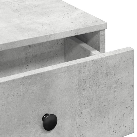 STOLIK KAWOWY SZAROŚĆ BETONU 60X45X31CM