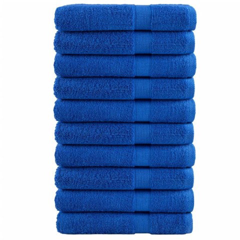 RĘCZNIKI KĄPIELOWE PREMIUM 10 SZT. NIEBIESKIE 100X200CM