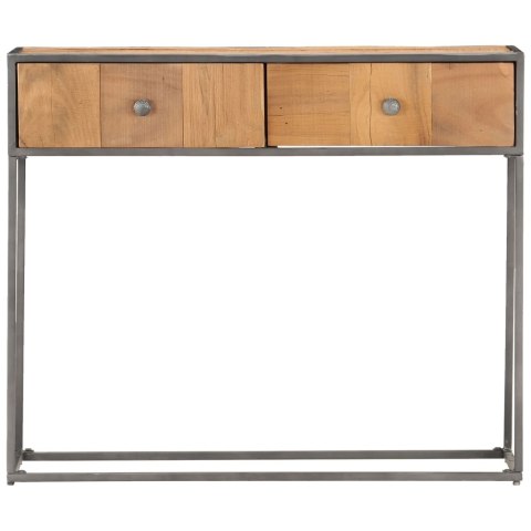 STOLIK TYPU KONSOLA 90X 30X 75CM LITE DREWNO Z ODZYSKU