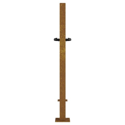 FURTKA OGRODOWA 105X105CM STAL KORTENOWSKA MOTYW BAMBUSA