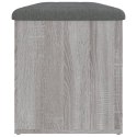 ŁAWKA ZE SCHOWKIEM SZARY DĄB SONOMA 102X42X45CM