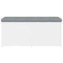 ŁAWKA ZE SCHOWKIEM BIAŁA 102X42X45CM