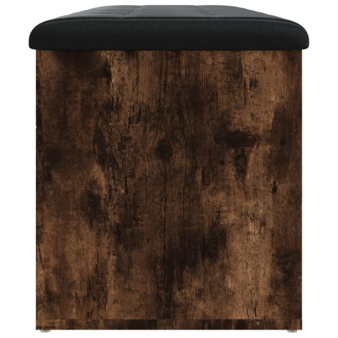 ŁAWKA ZE SCHOWKIEM PRZYDYMIONY DĄB 102X42X45CM