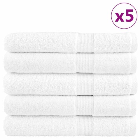 RĘCZNIKI DO SAUNY PREMIUM 25 SZT. BIAŁE 80X200CM BAWEŁNA