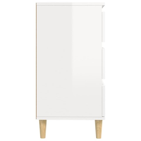 KOMODA BIAŁA POŁYSK 60X35X70CM