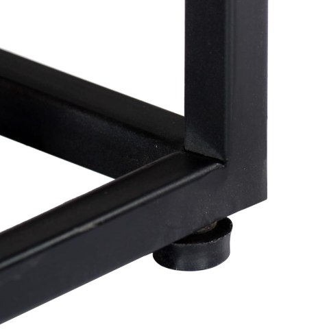 SZAFKA POD TV 120X30X40CM DREWNO ODZYSKANE I STAL