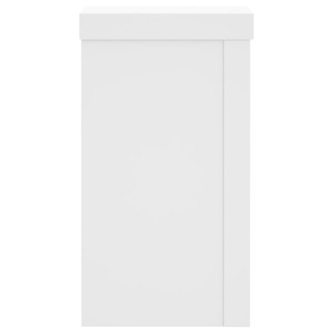 PODSTAWKI POD DONICZKI 2 SZT. BIAŁE 10X10X18CM