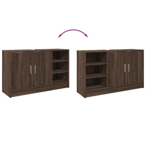 SZAFKA POD UMYWALKĘ BRĄZOWY DĄB 90X29X55CM