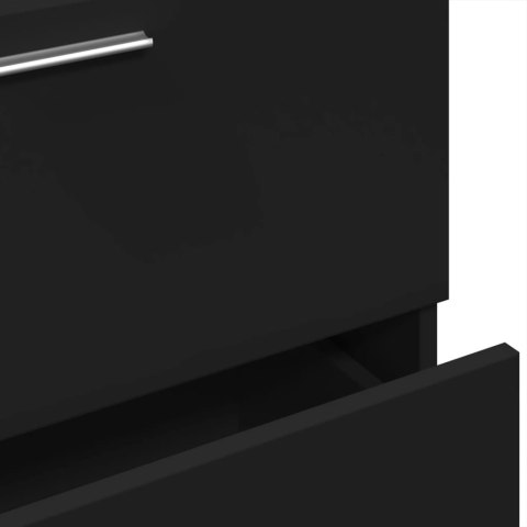 SZAFKA POD UMYWALKĘ CZARNA 59X37X59CM